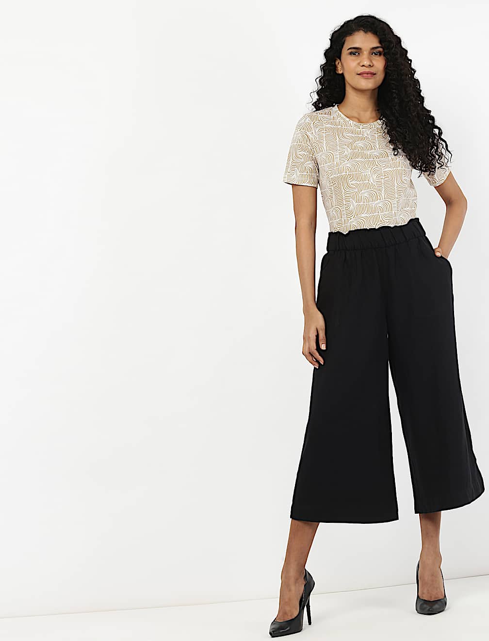 IBF Linen Viscose  Crop