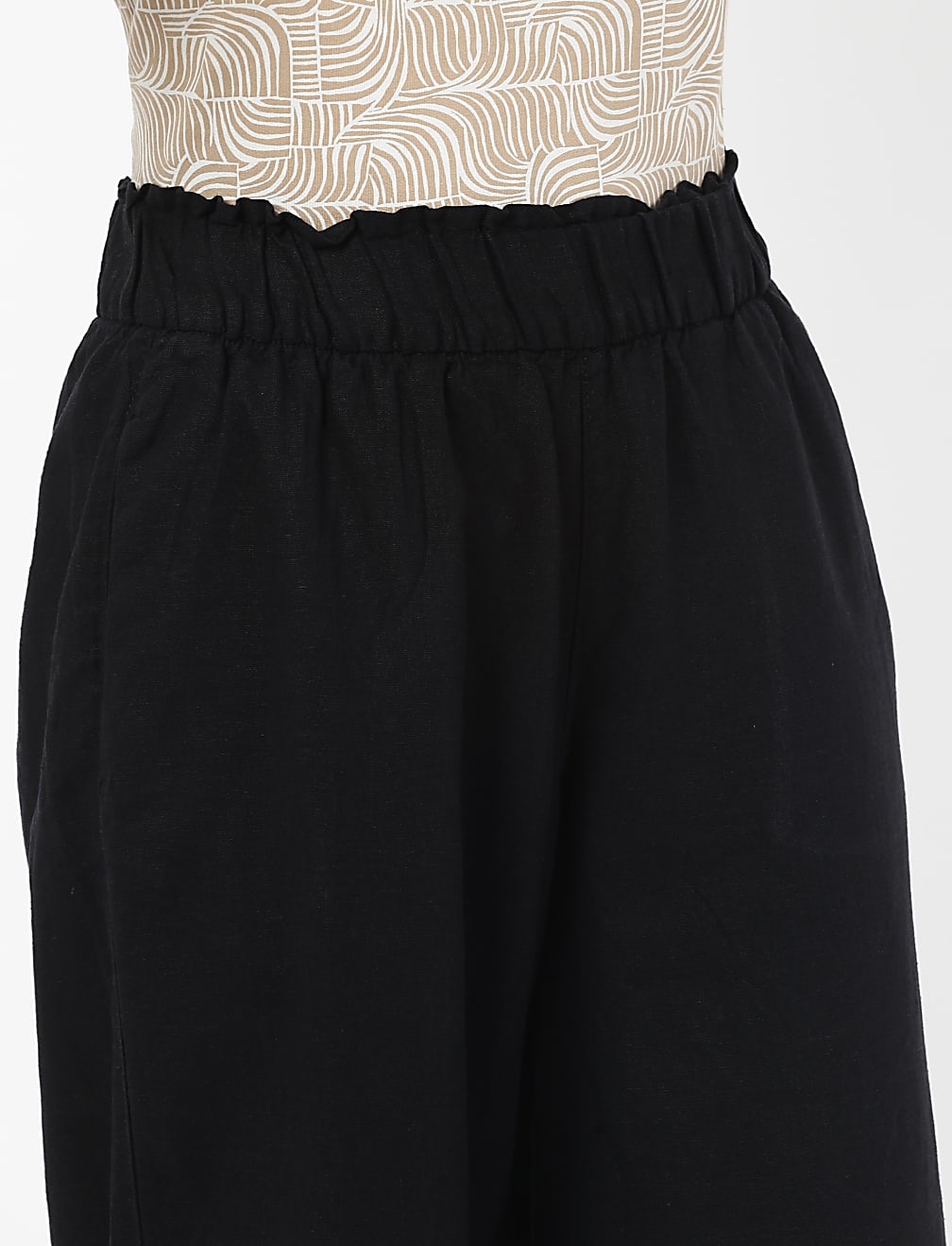 IBF Linen Viscose  Crop