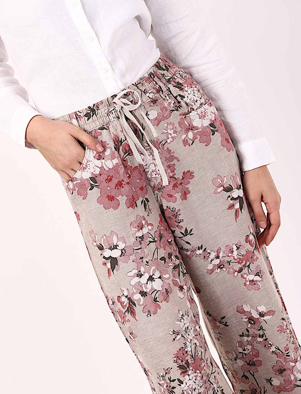 Floral LV Wide Leg