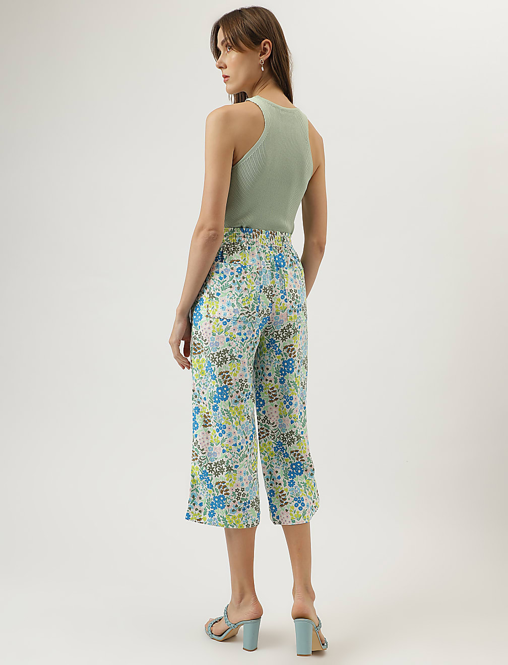 Floral Drawstring Trousers