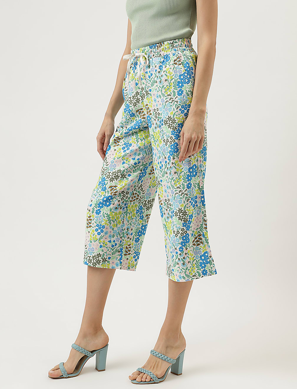 Floral Drawstring Trousers