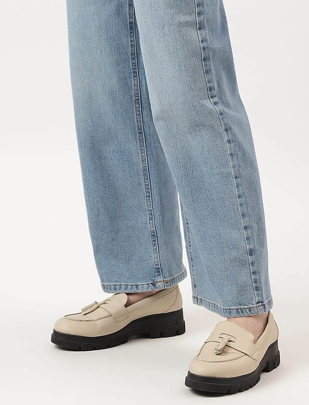 High Waisted Wide Leg Jeans