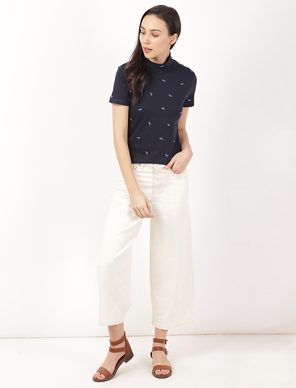 Tailored Wide Leg Pant