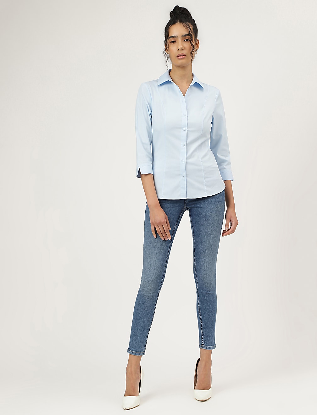 Skinny Mid Waist Jeans