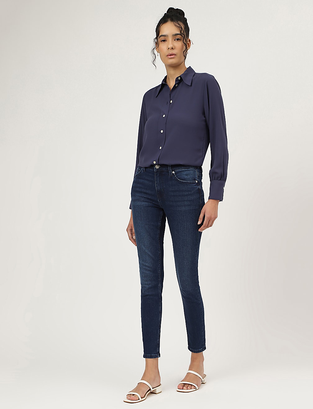 Skinny Mid Waist Jeans