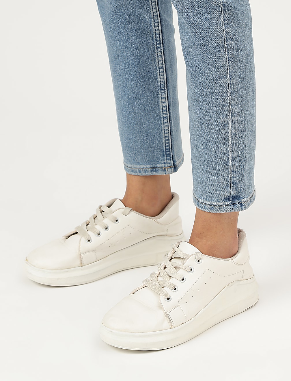 Slim Fit Cotton Blend Jeans