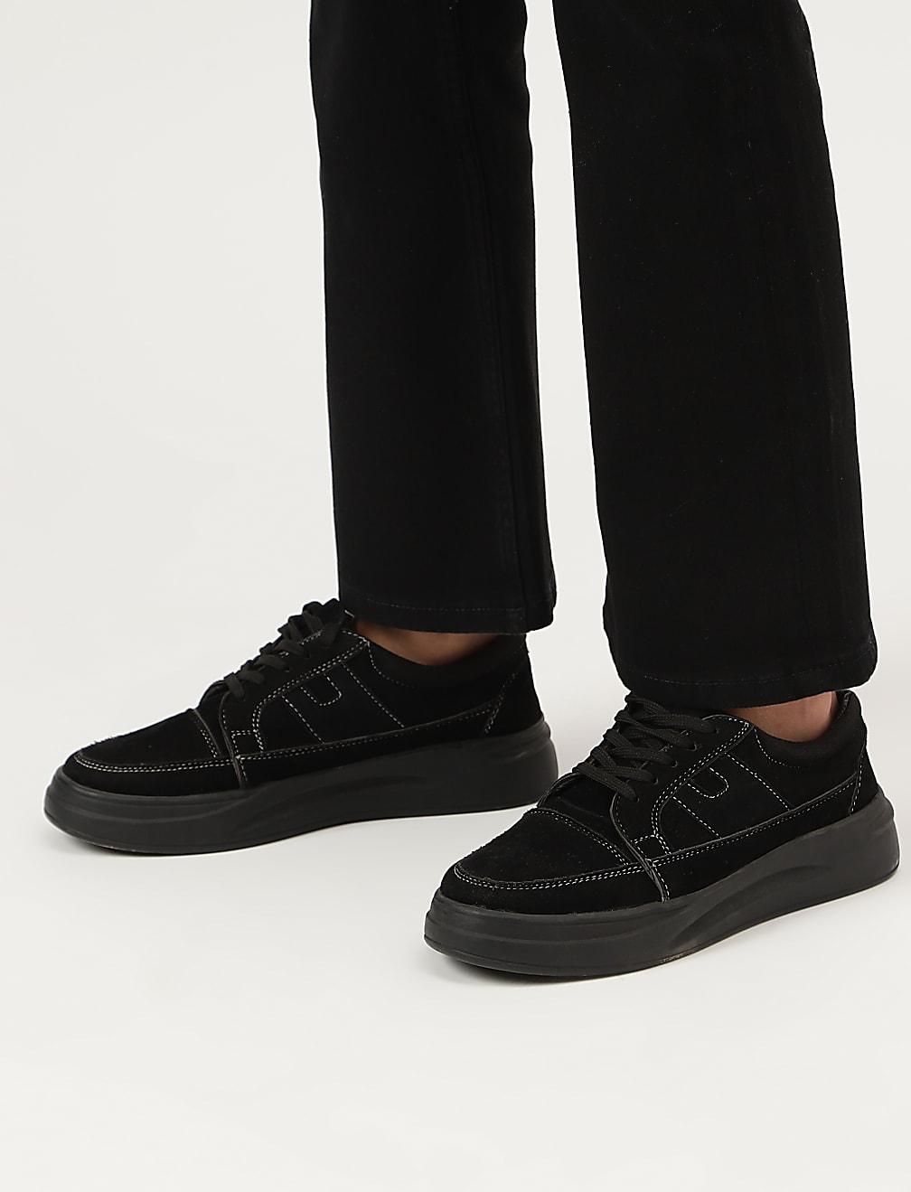 Bootcut Cotton Blend Jeans
