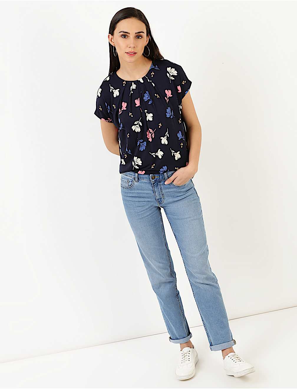 Straight Denim With Stretch