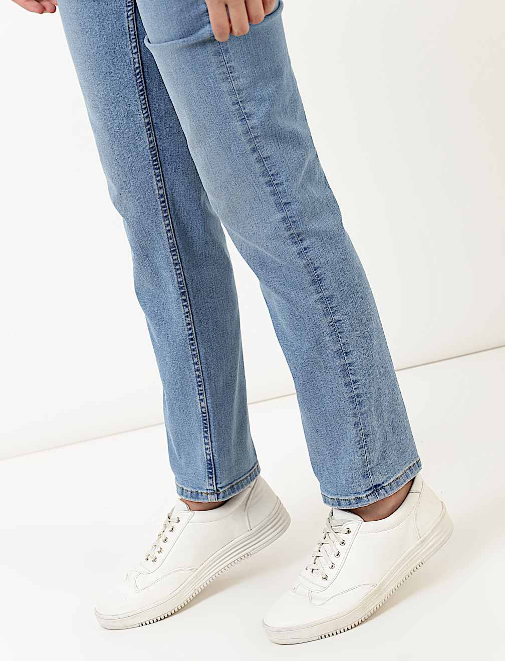 Straight Denim With Stretch