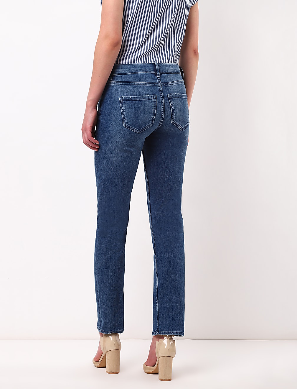 Straight Denim With Stretch
