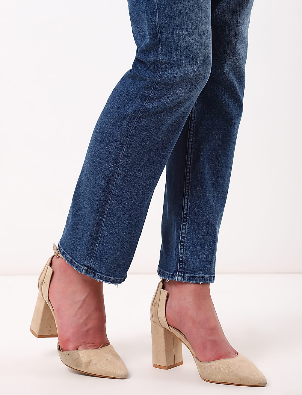 Straight Denim With Stretch