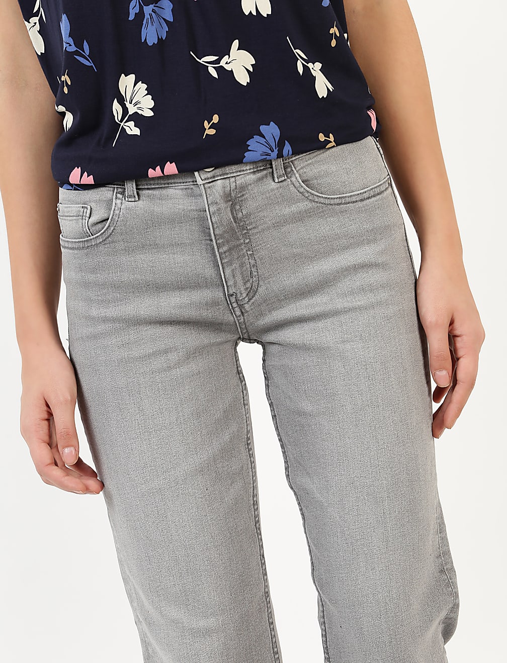 Straight Denim With Stretch