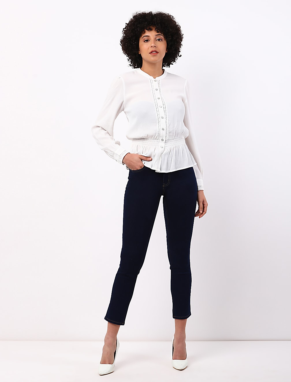 Solid Denim With Stretch