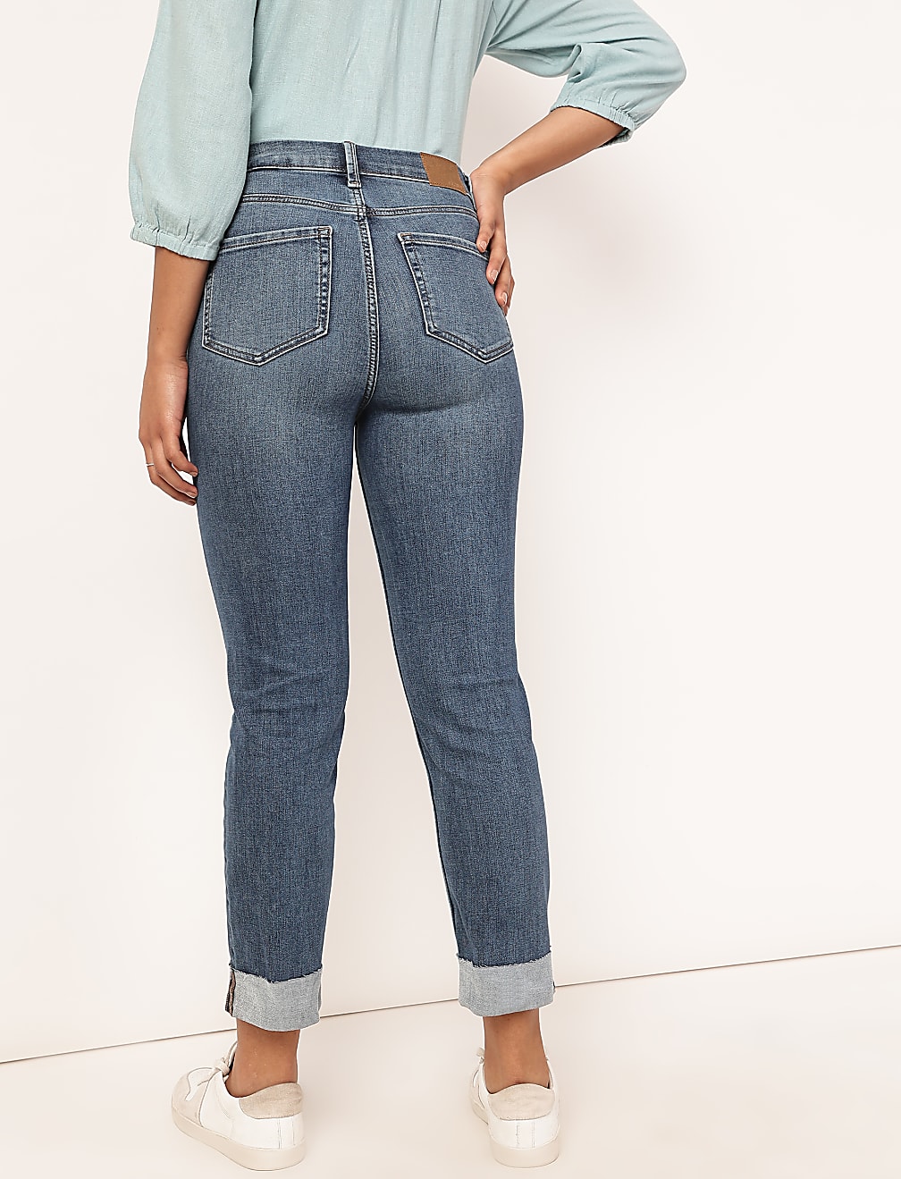 Cigarette Fit Casual Jeans