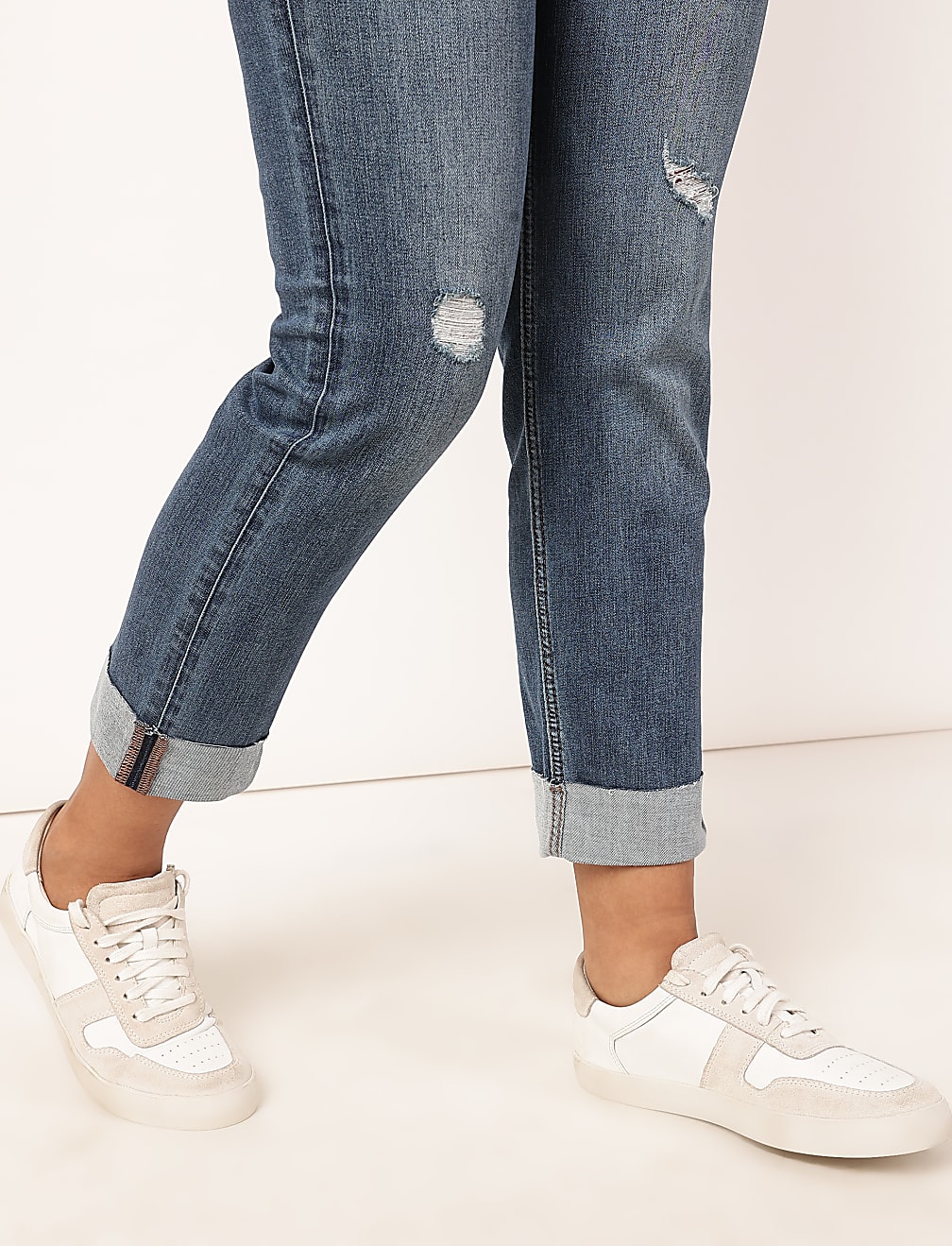 Cigarette Fit Casual Jeans