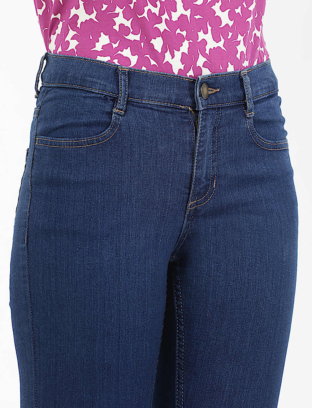 Mid Rise Skinny Leg Jeans
