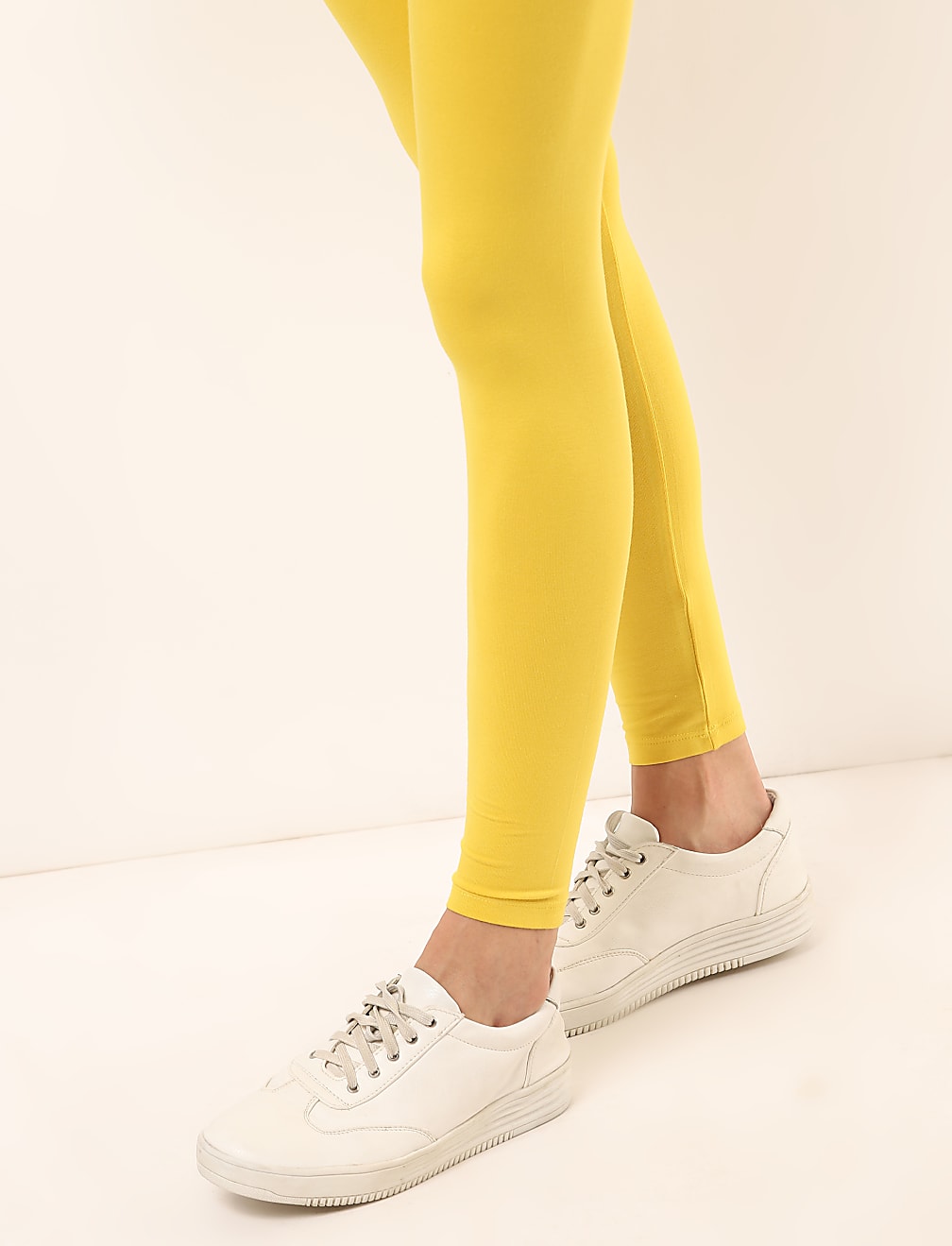 Viscose Mix Plain Regular Fit Leggings