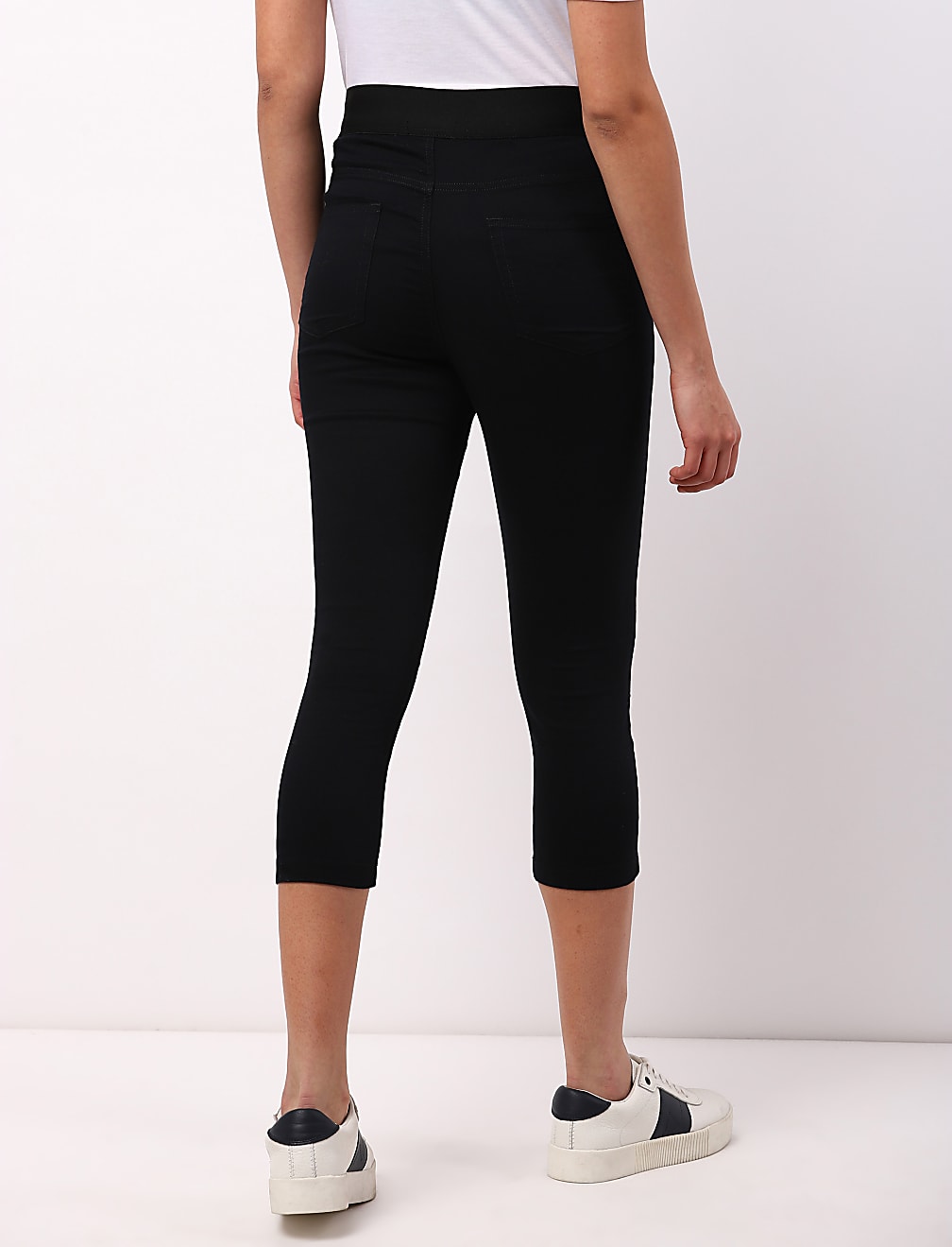 Solid Regular Fit Jeggings