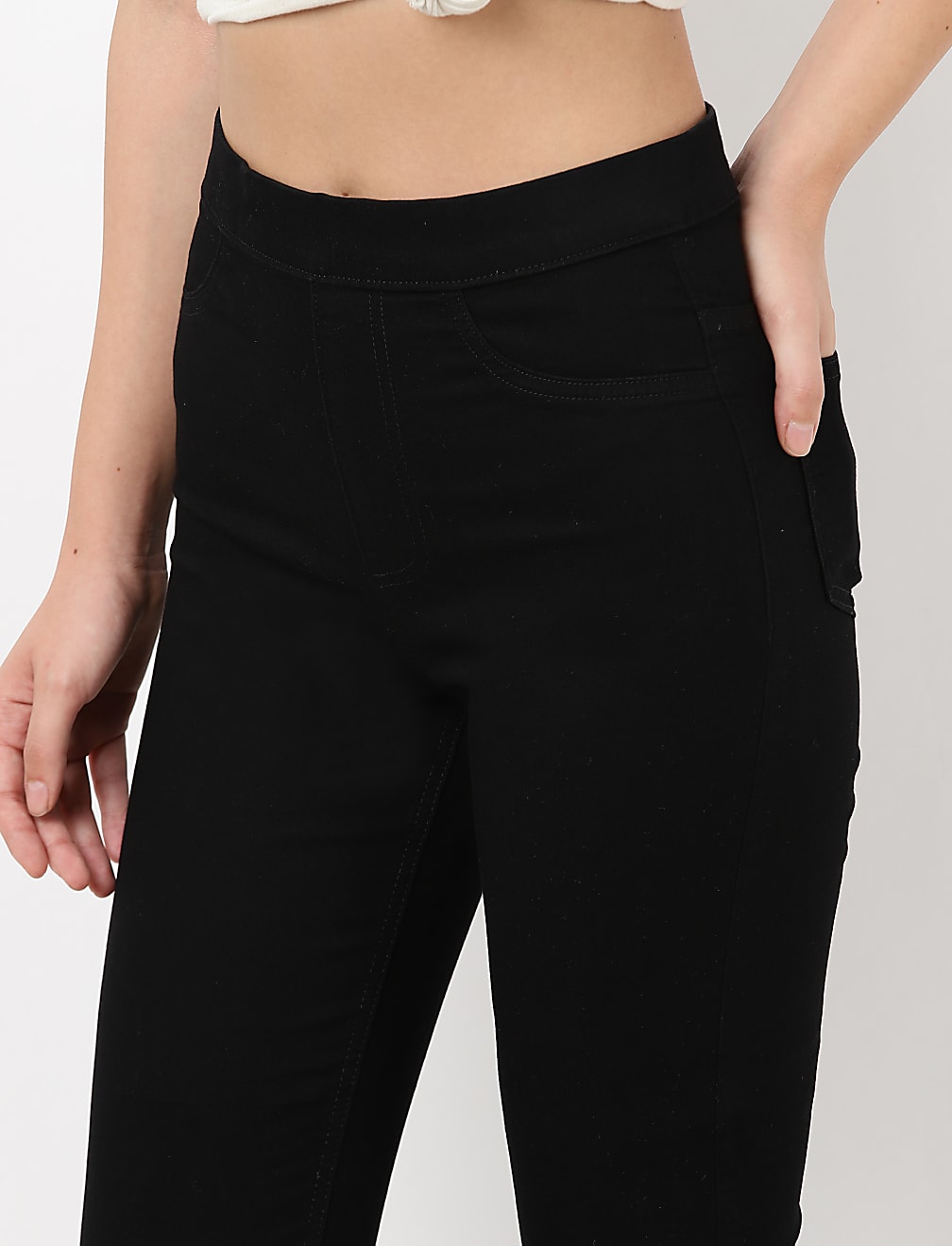 Pull On Jeggings w/Strecth