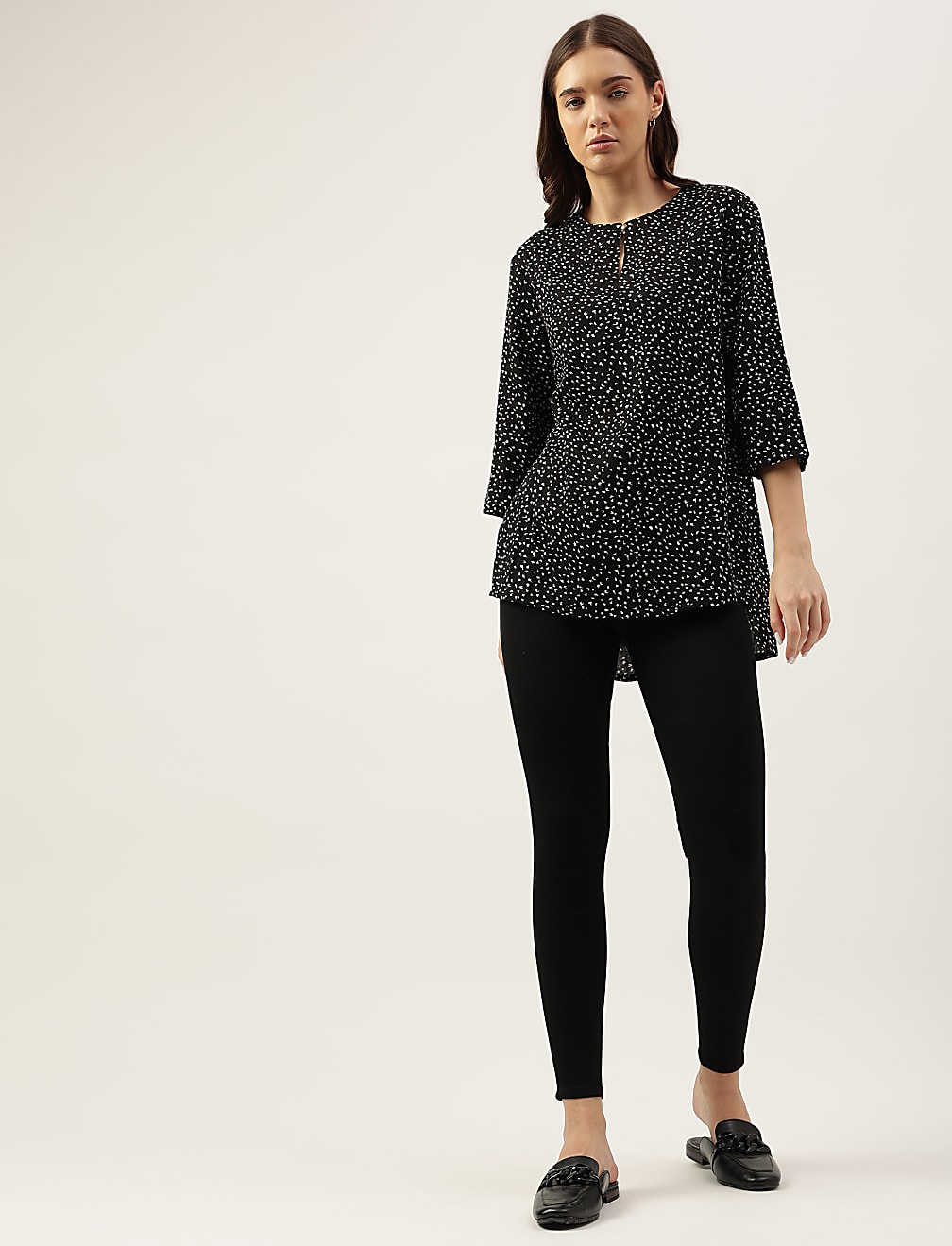 Solid Regular Fit Jeggings