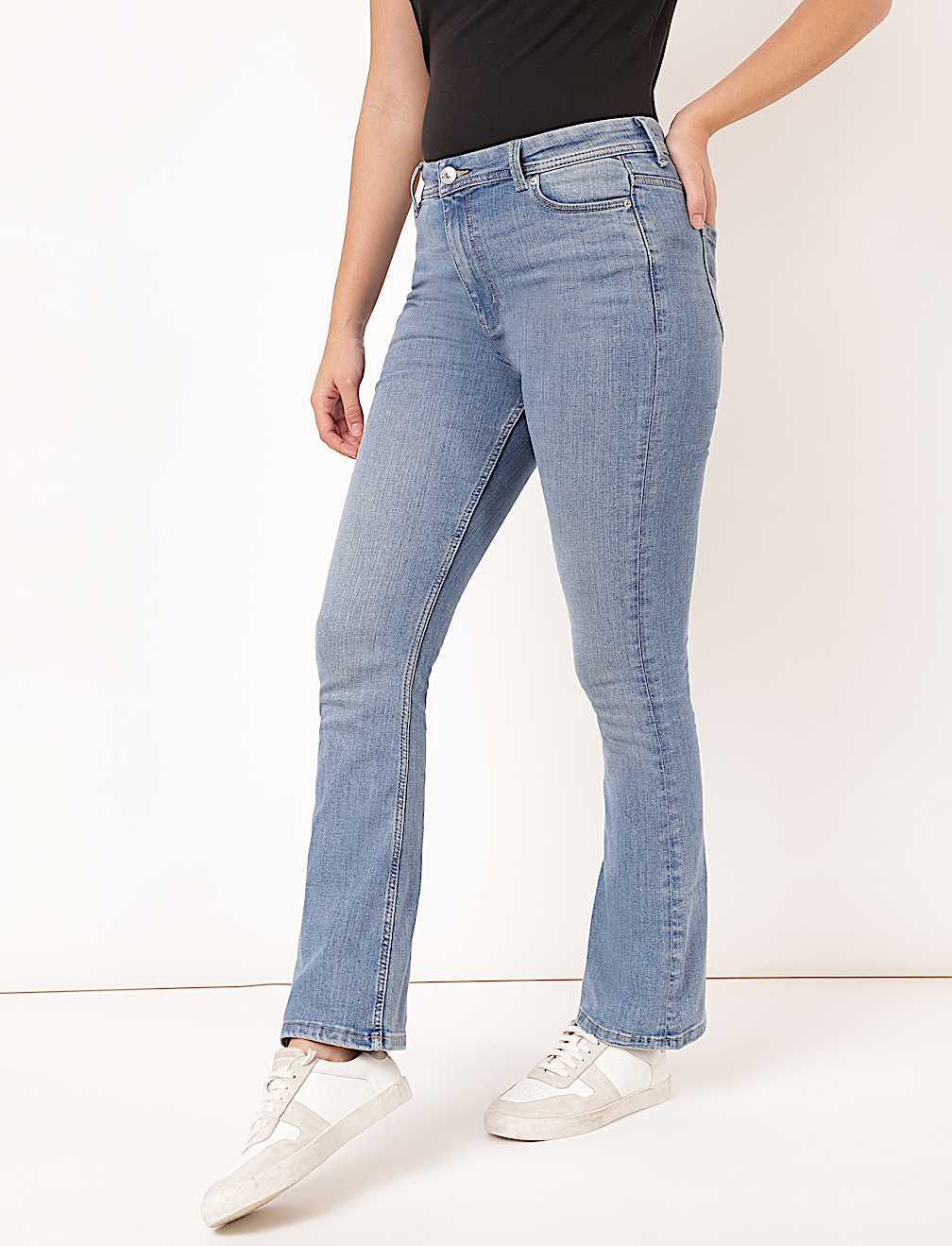 Cotton Mix Plain Slim Fit Jeans