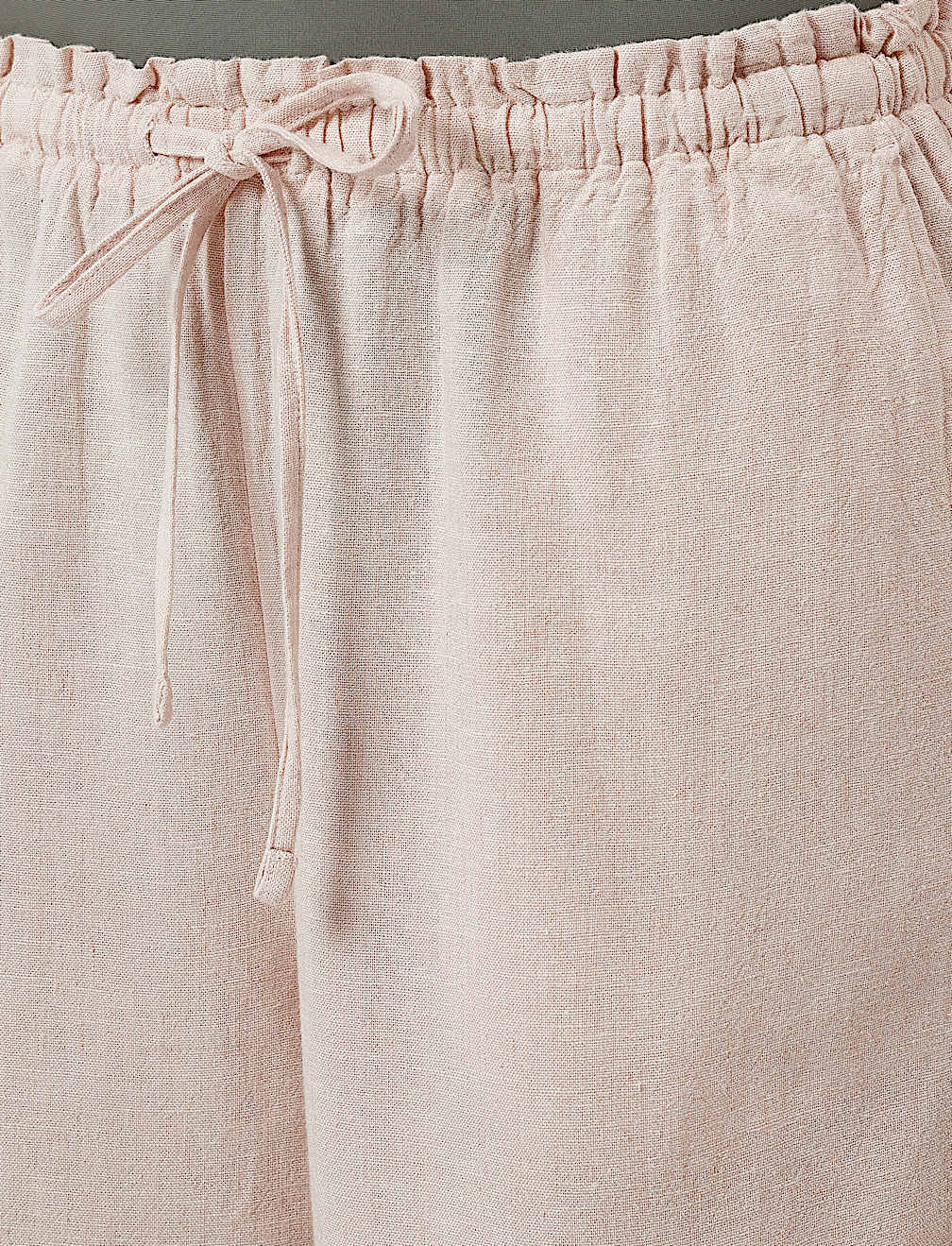 Linen Rich Striped Regular Fit Pants