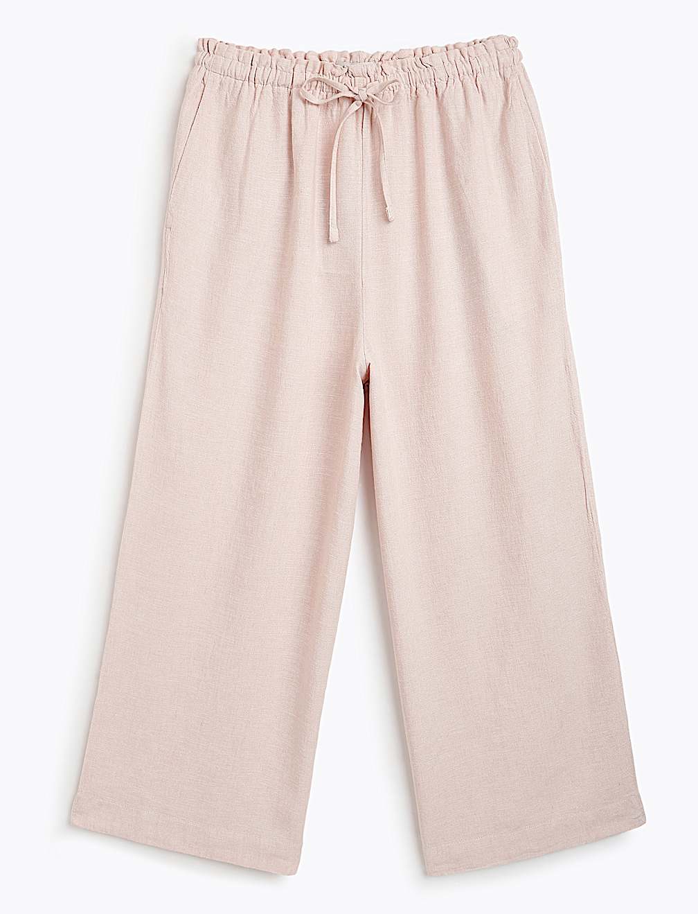Linen Rich Striped Regular Fit Pants