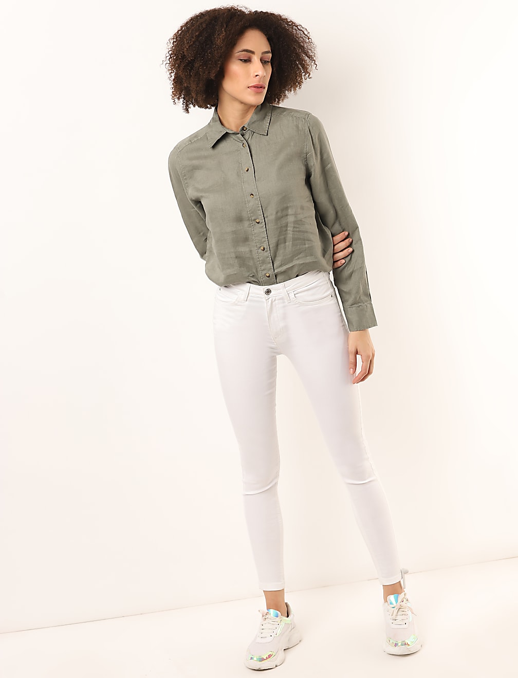 Cotton Mix Plain Super Skinny Fit Jeans