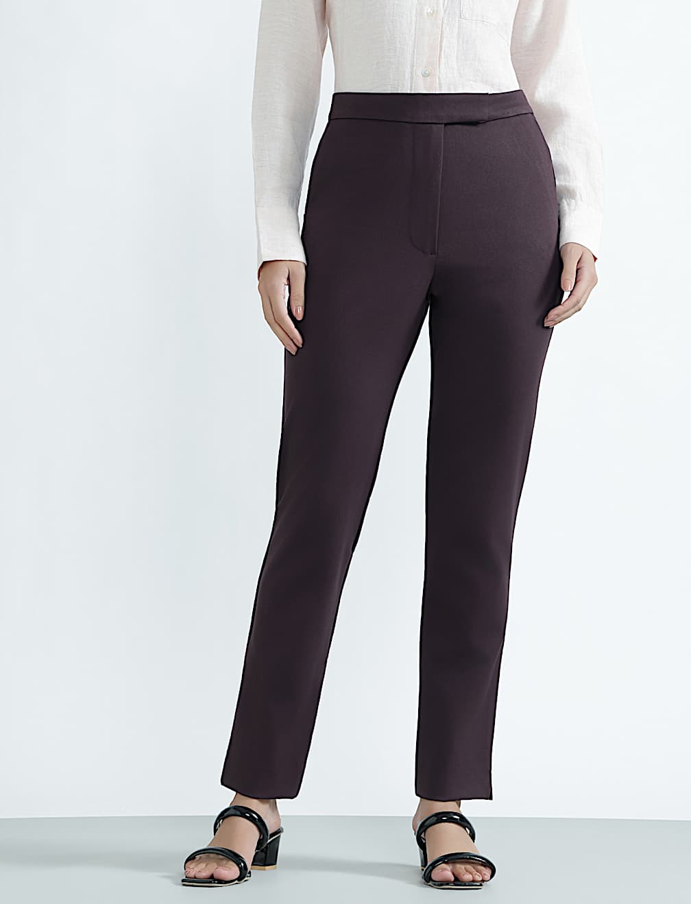 Striped Slim Fit Trousers