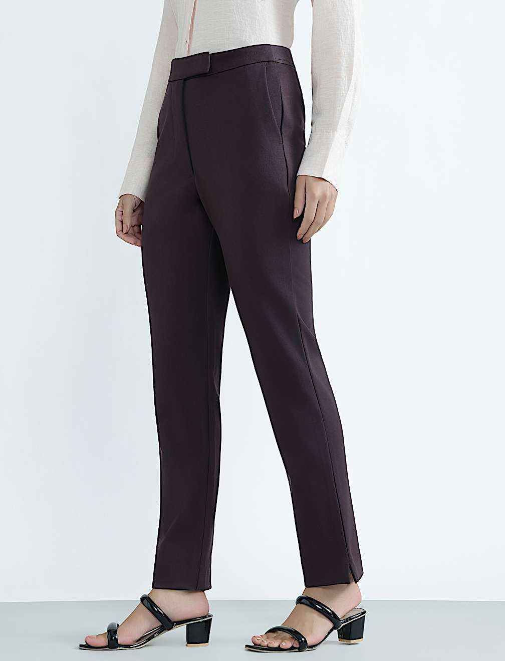 Striped Slim Fit Trousers