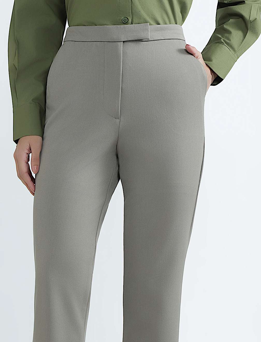 Striped Slim Fit Trousers