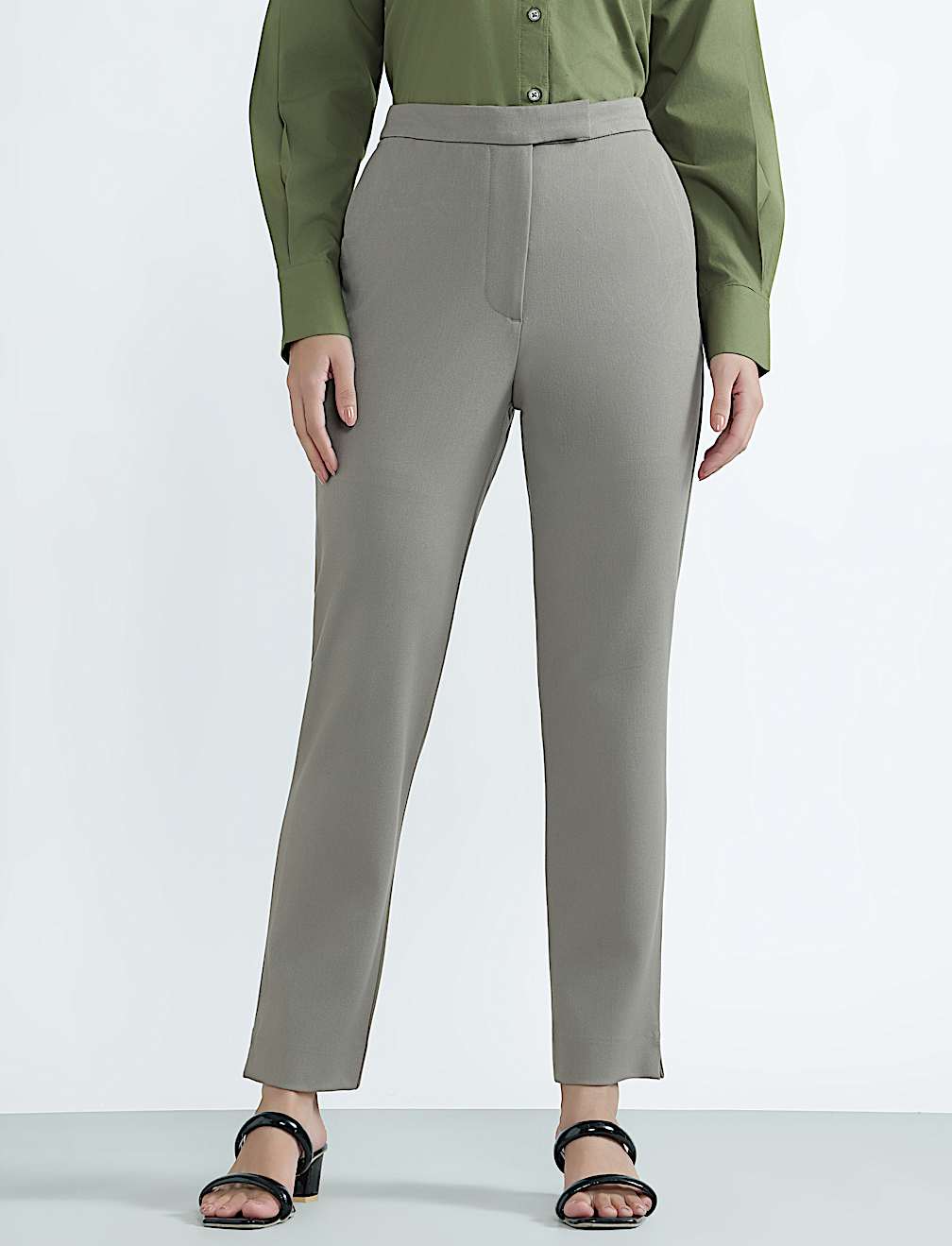 Striped Slim Fit Trousers