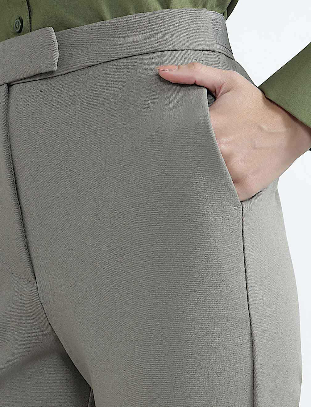 Striped Slim Fit Trousers
