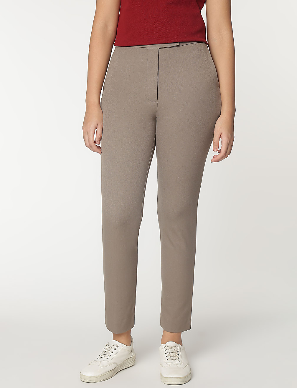 Striped Slim Fit Trousers