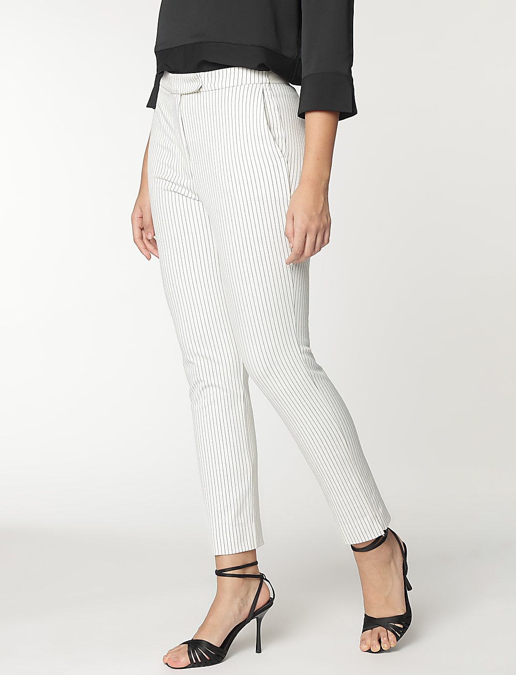 Striped Slim Fit Trousers