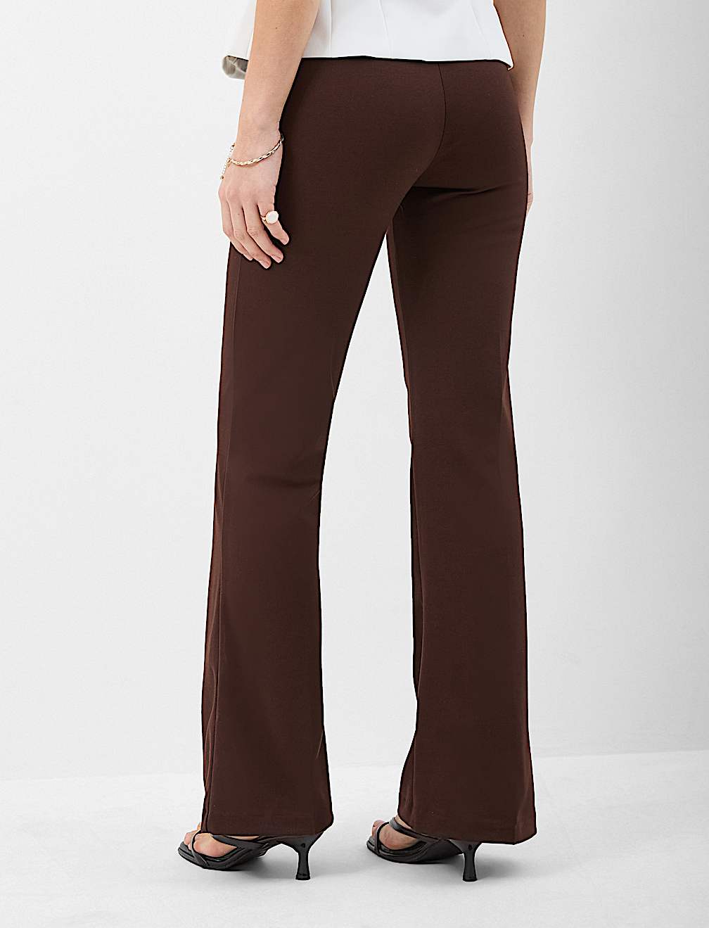 Jersey Flared Trousers