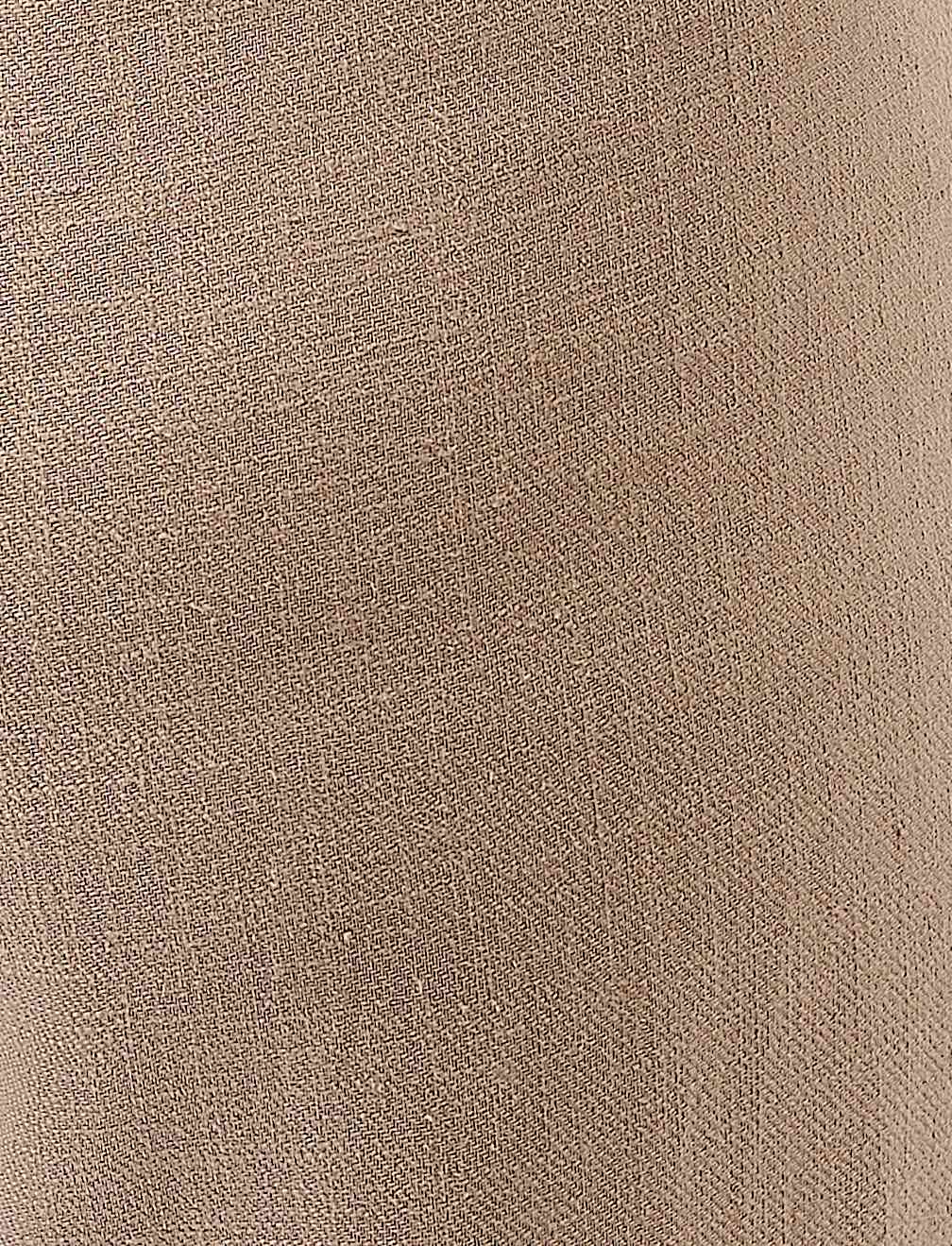 Linen Rich Pleat Front Cropped Trousers