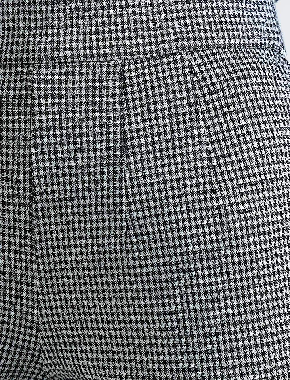 Viscose Rich Check Slim Fit Jeggings