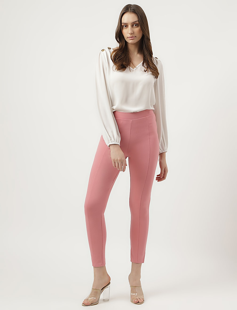 Viscose Mix Skinny Treggings