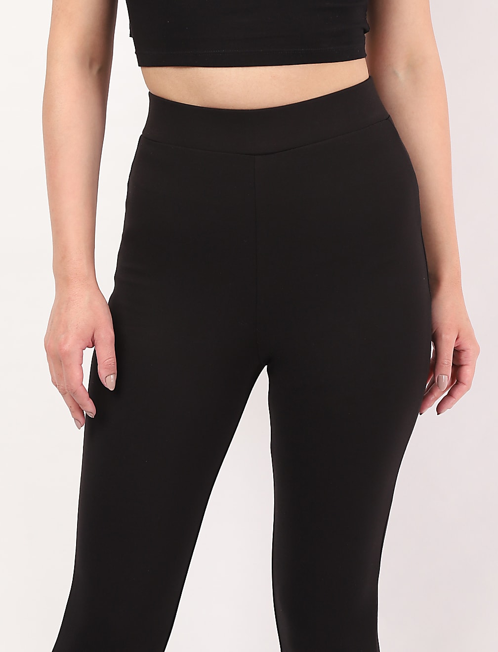 Viscose Plain Skinny Fit Treggings