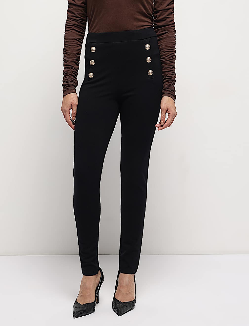 Viscose Mix Skinny Fit Treggings