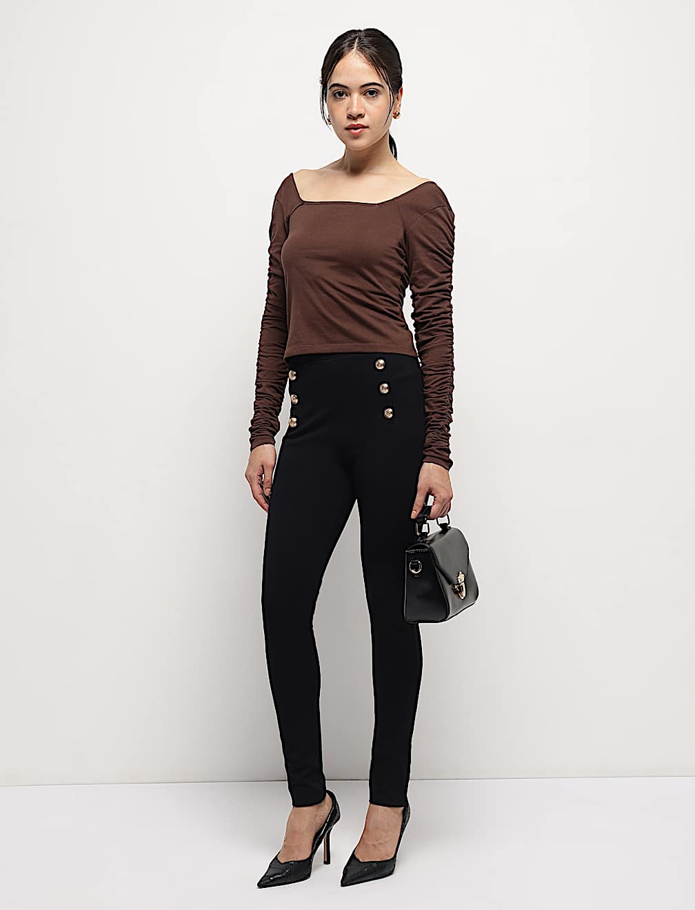 Viscose Mix Skinny Fit Treggings