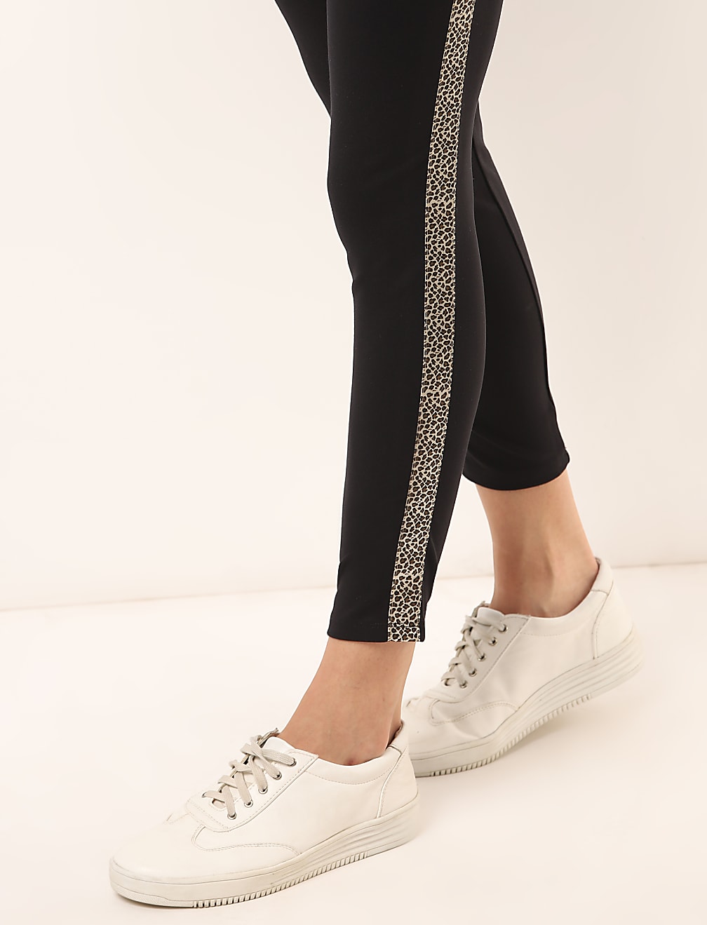 Viscose Mix Plain Regular Fit Treggings
