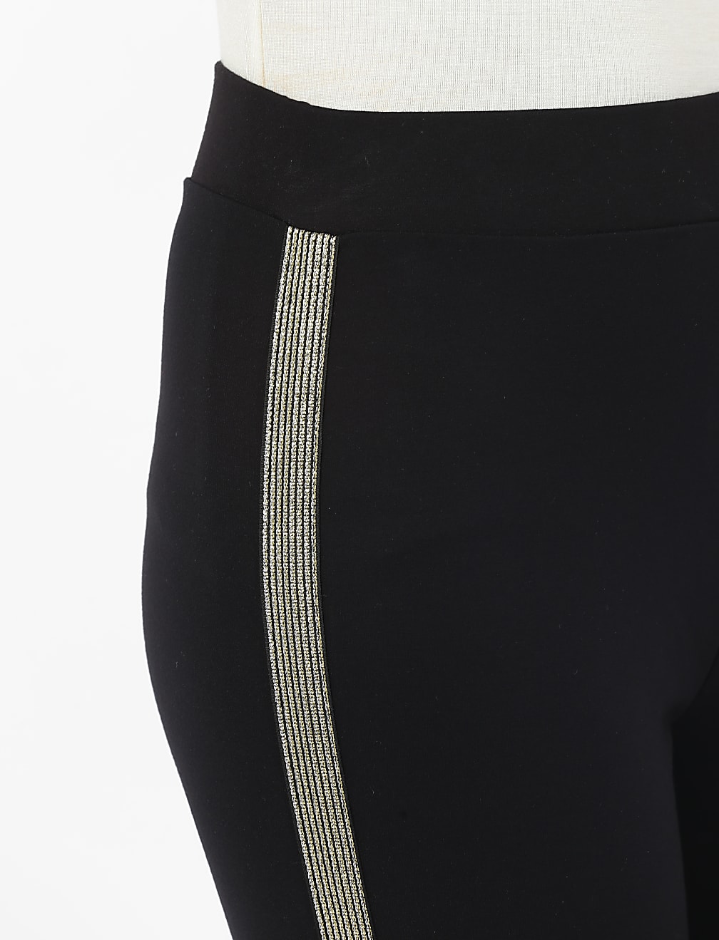 Viscose Mix Plain Slim Fit Treggings