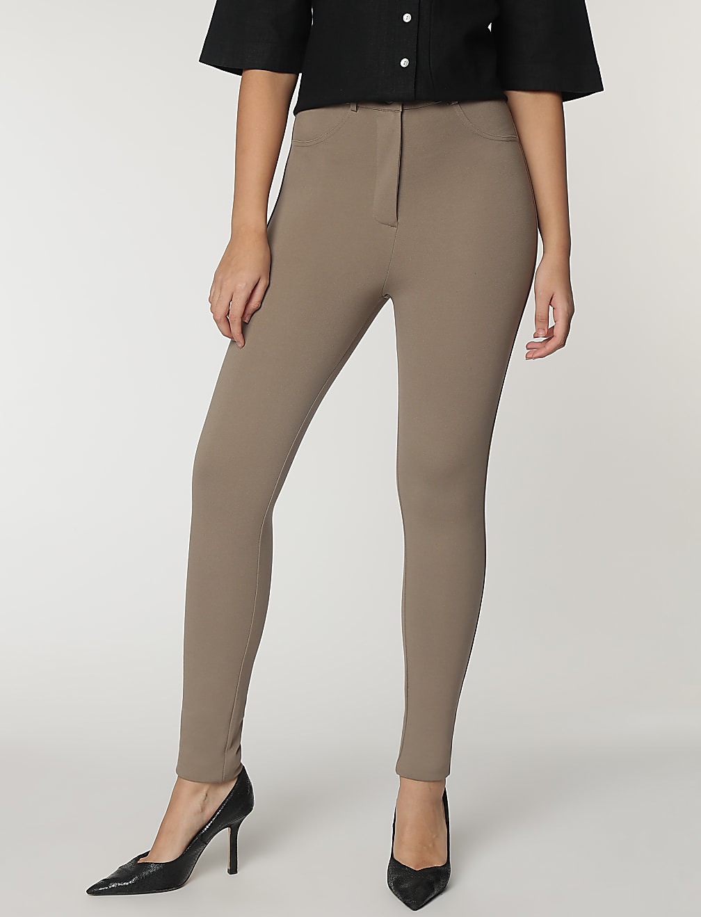 High Waist Skinny Fit Treggings