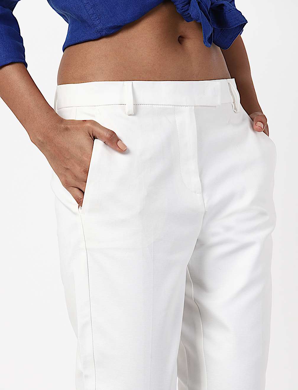 Cotton Slim Fit Trouser