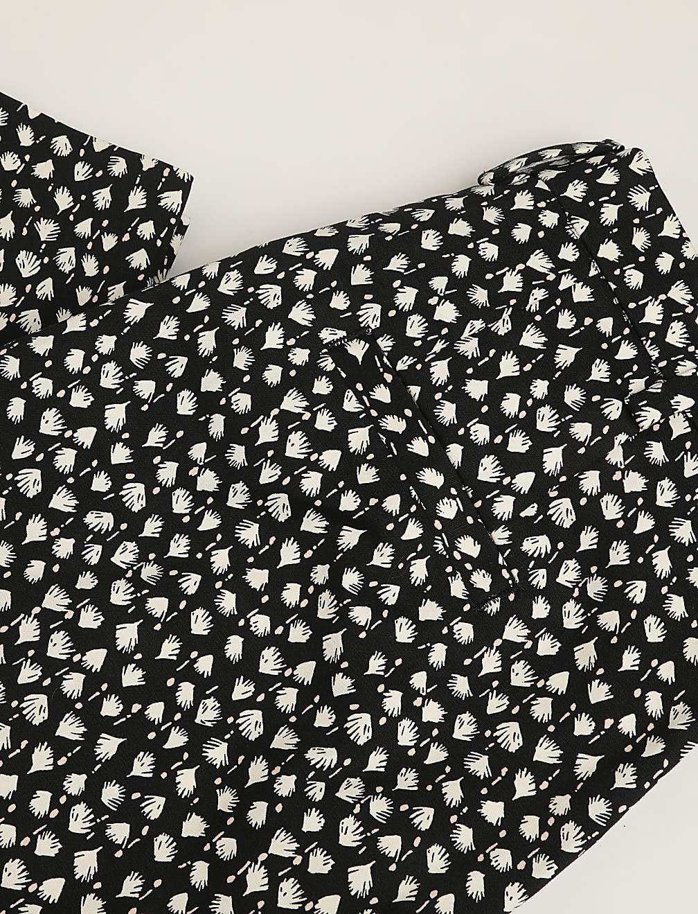 Cotton Mix Printed Regular Fit Trouser