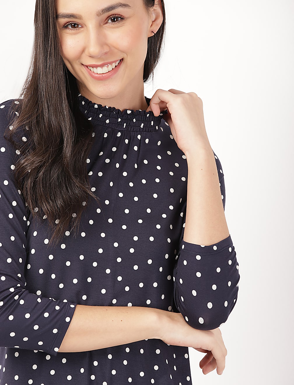 3/4 Sleeve Spot Jersey Swing