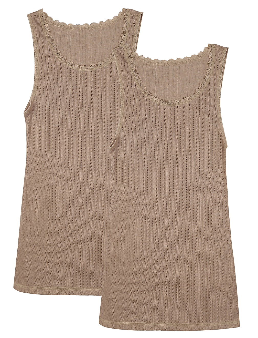 2 Pack Self Design Strap Thermal Vest