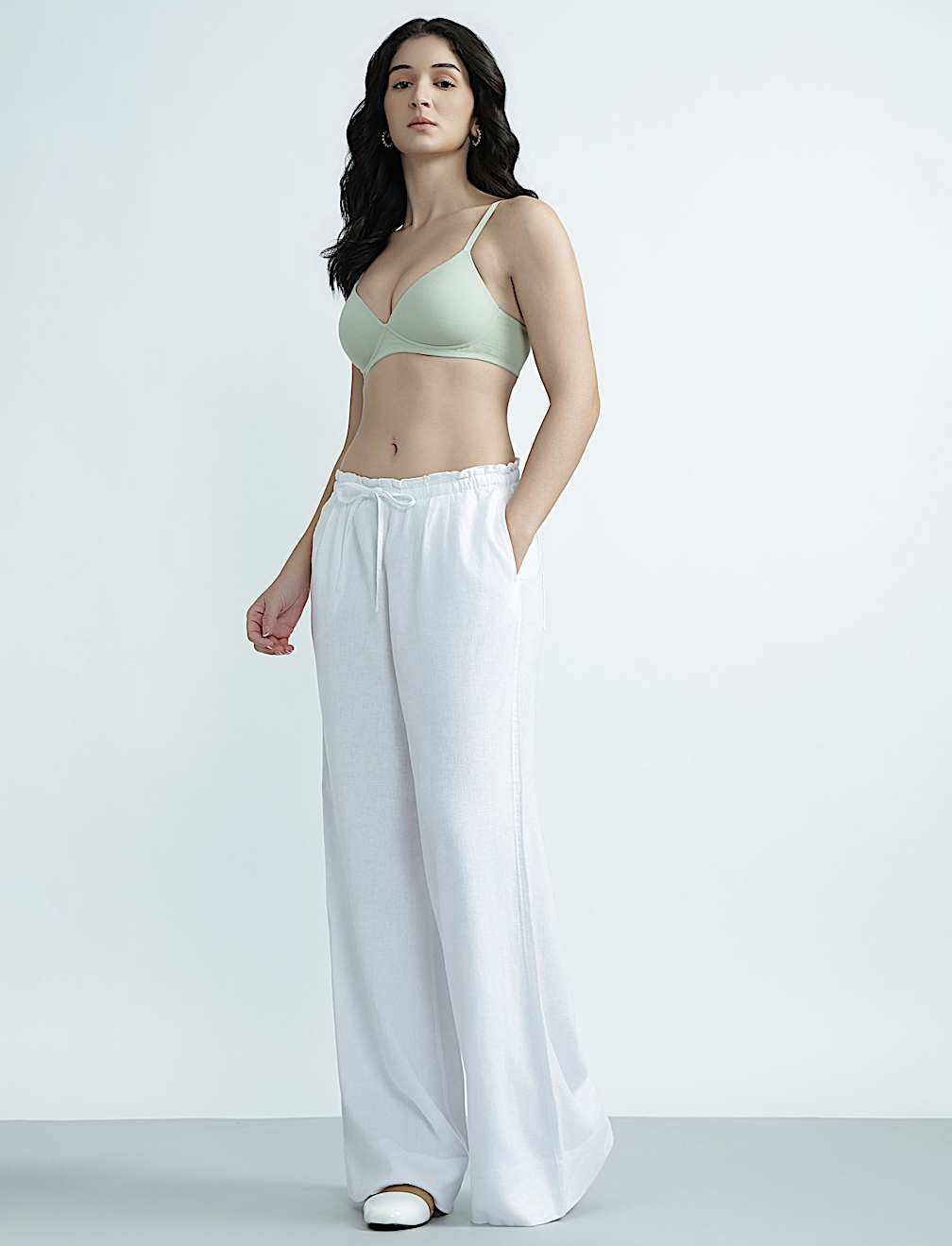 Cotton Rich Sweetheart Neck Bra